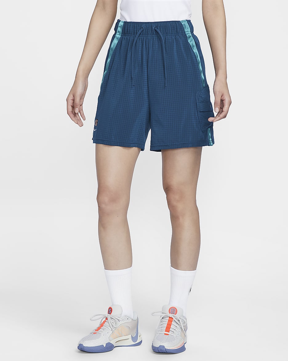 Sabrina Basketball Shorts - Valerian Blue/Blustery/Photon Dust