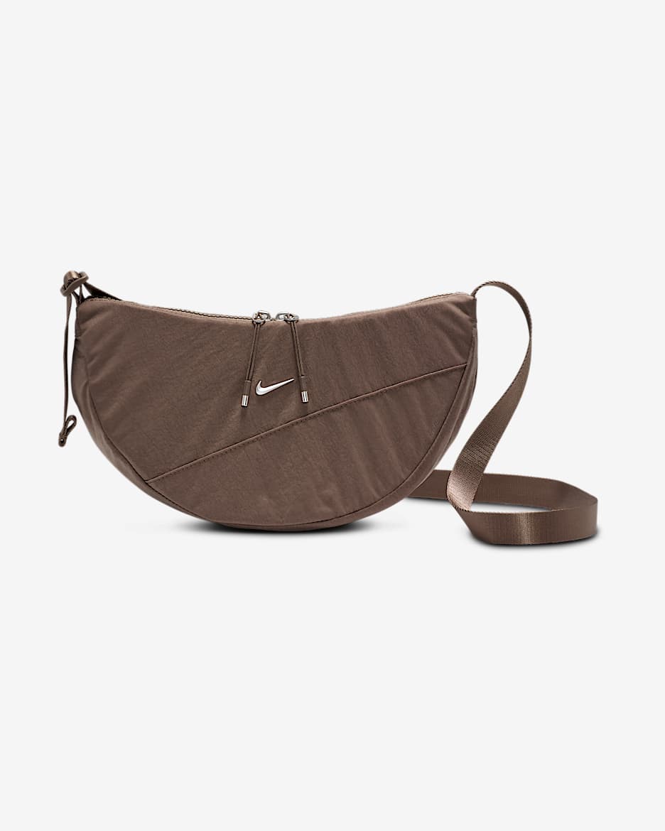 Bolsa bandolera Crescent (4 L) Nike Aura - Marrón visón/Marrón visón/Plata mate
