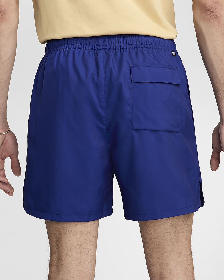 England Sport Essential Flow Men's Nike Football Woven Lined Shorts - Deep Royal Blue/Sail/Rosewood