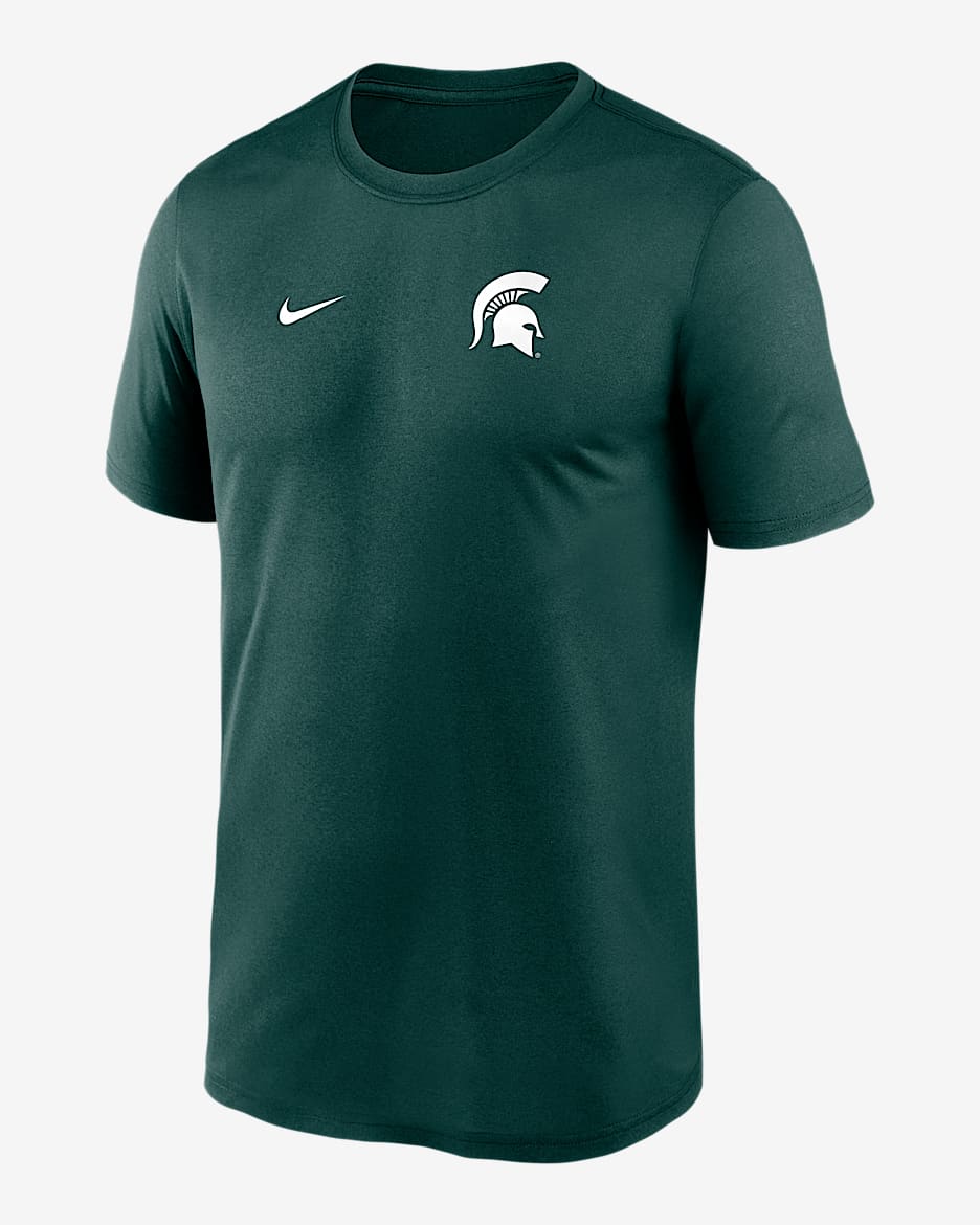Michigan State Sideline Legend Small Logo Men's Nike Dri-FIT College T-Shirt - Green