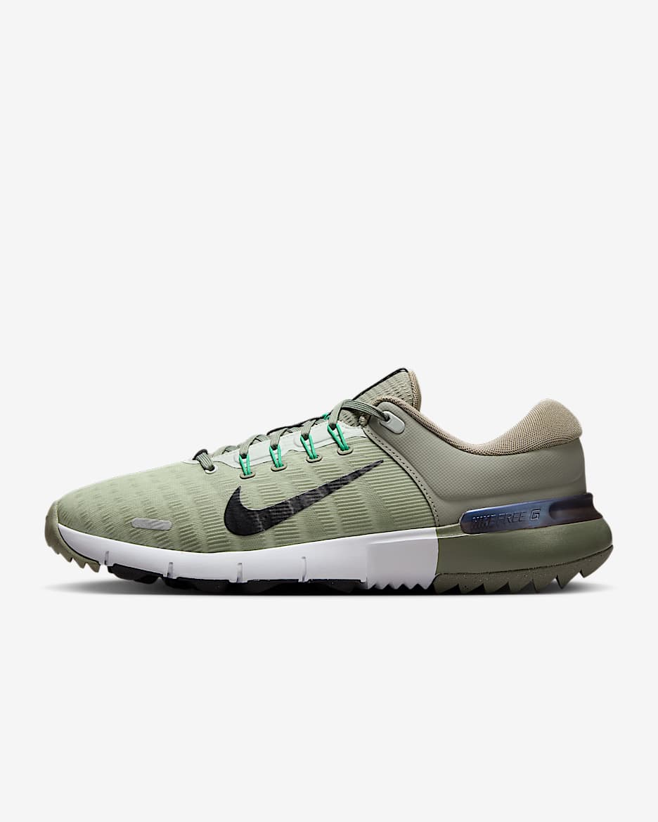 Nike Free Golf NN Golf Shoes - Light Army/Light Silver/Black