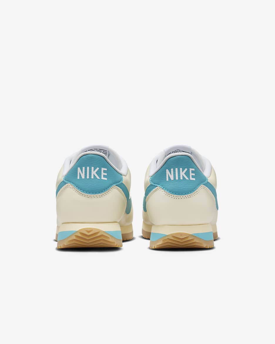 Nike Cortez 女鞋 - Coconut Milk/Gum Yellow/Pale Vanilla/Teal Nebula