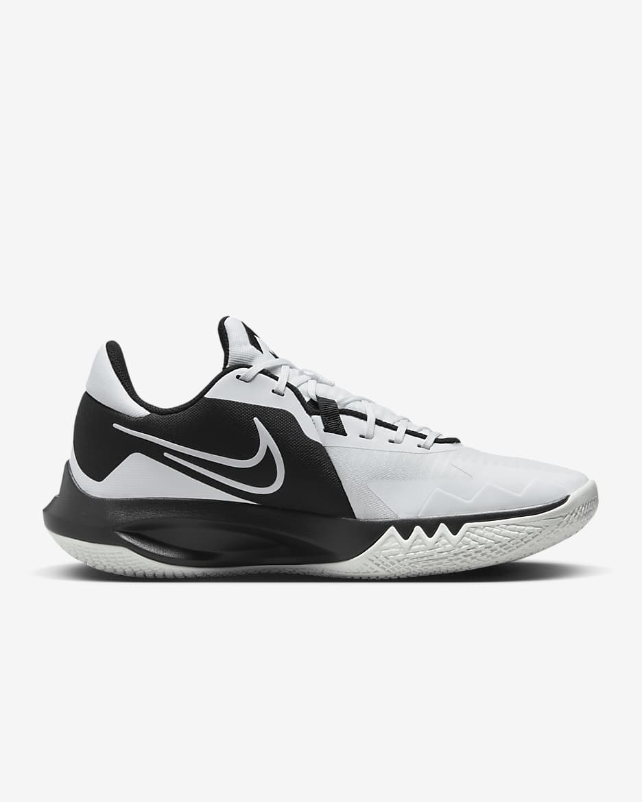 Calzado de básquetbol Nike Precision 6 - Negro/Negro/Blanco