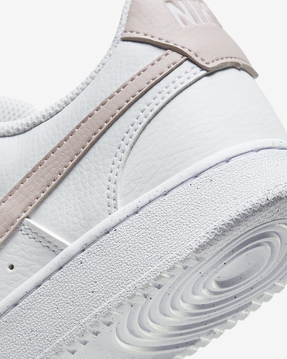 Nike Court Vision Low Next Nature Women's Shoes - White/Platinum Violet