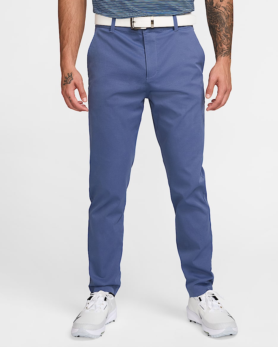 Nike Tour Repel chino golfbroek met aansluitende pasvorm voor heren - Diffused Blue/Diffused Blue