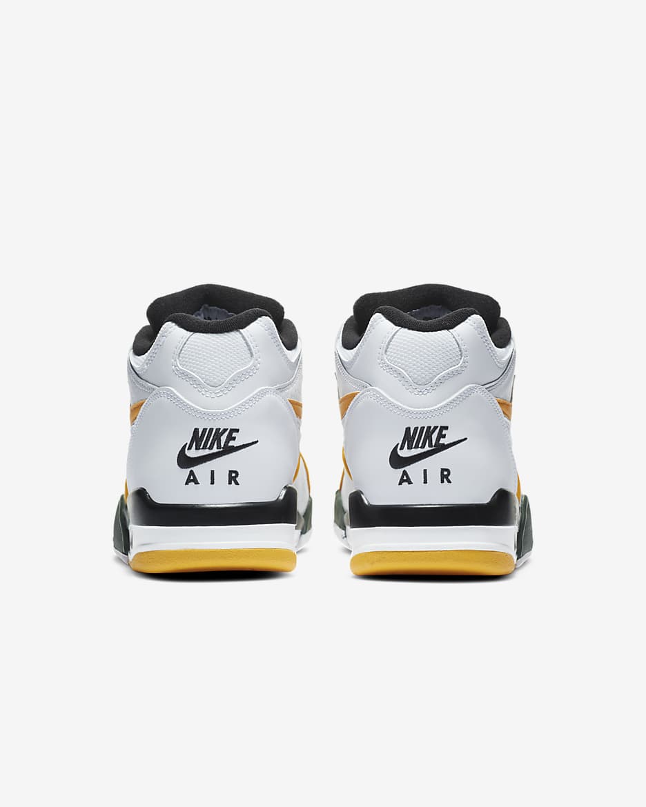 Nike Air Flight 89 Men's Shoe - White/Fir/Black/Del Sol