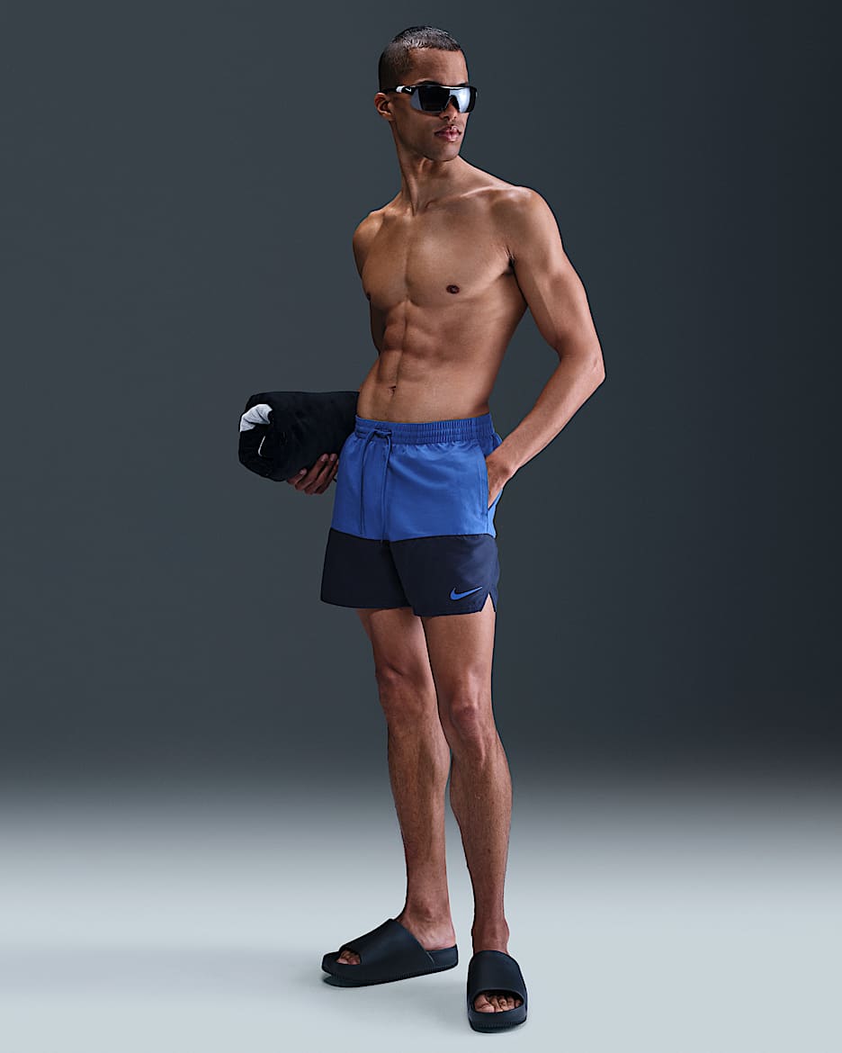 Costume da bagno 13 cm Nike Split - Uomo - Game Royal/Midnight Navy/Game Royal