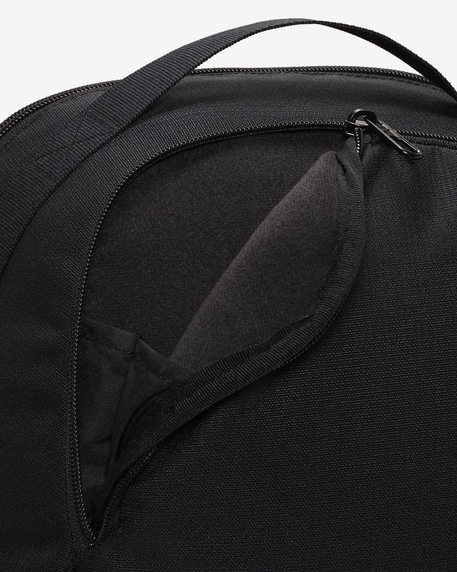 Sac à dos Nike Brasilia pour Enfant (18 L) - Noir/Noir/Blanc