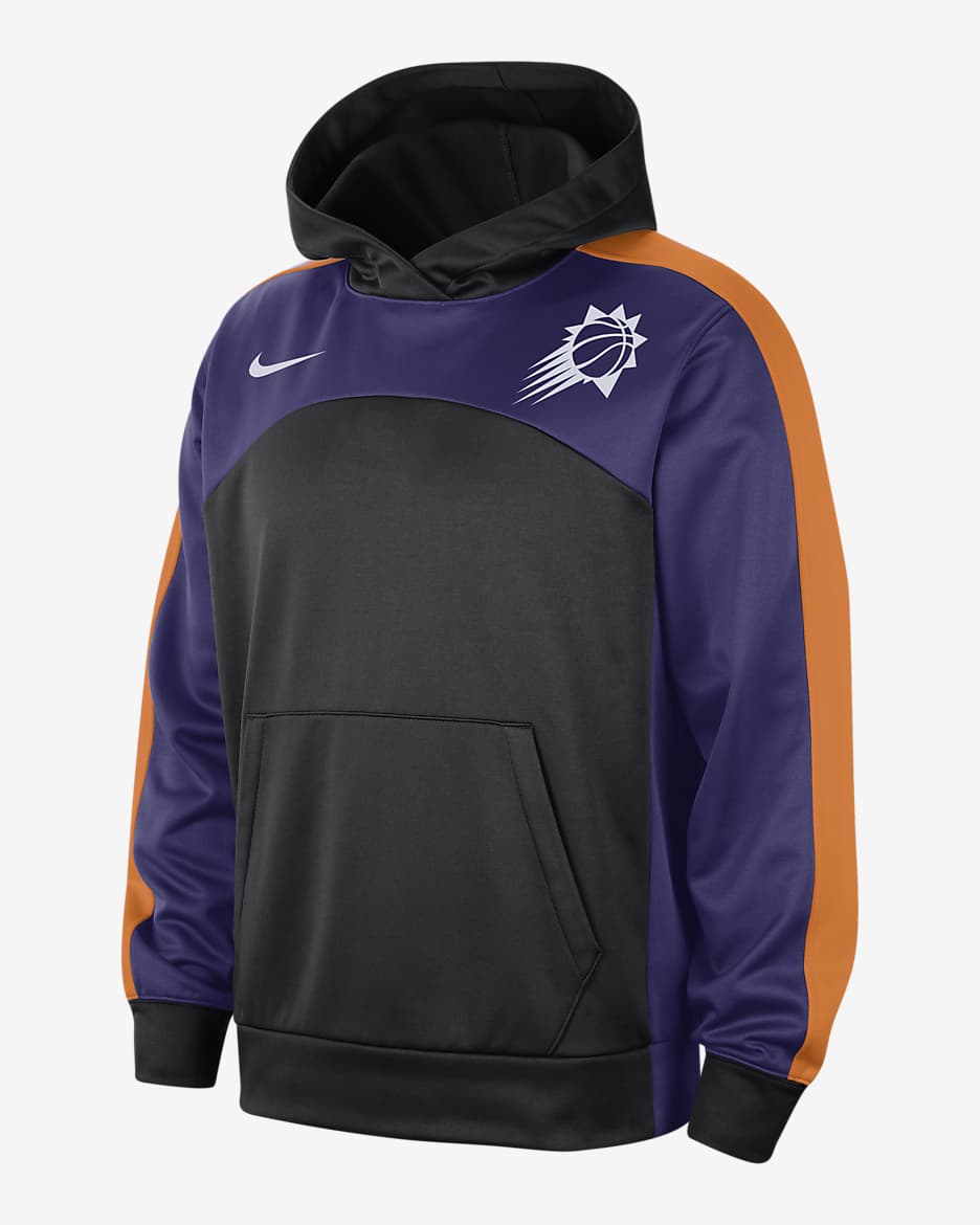 Phoenix Suns Starting 5 Men's Nike Therma-FIT NBA Graphic Hoodie - Black/New Orchid/Clay Orange/White