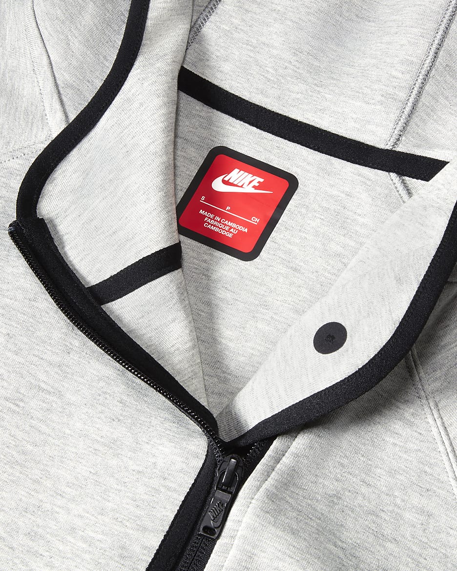 Nike Sportswear Tech Fleece OG Women's Loose Cape - Dark Grey Heather/Black