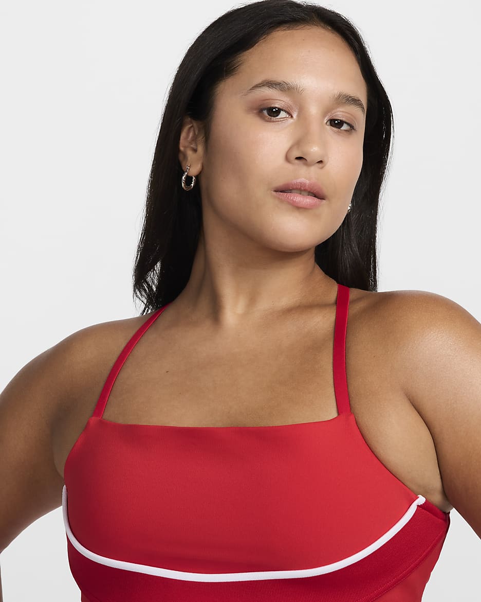 Bra para mujer Nike x Jacquemus - Rojo universitario/Blanco