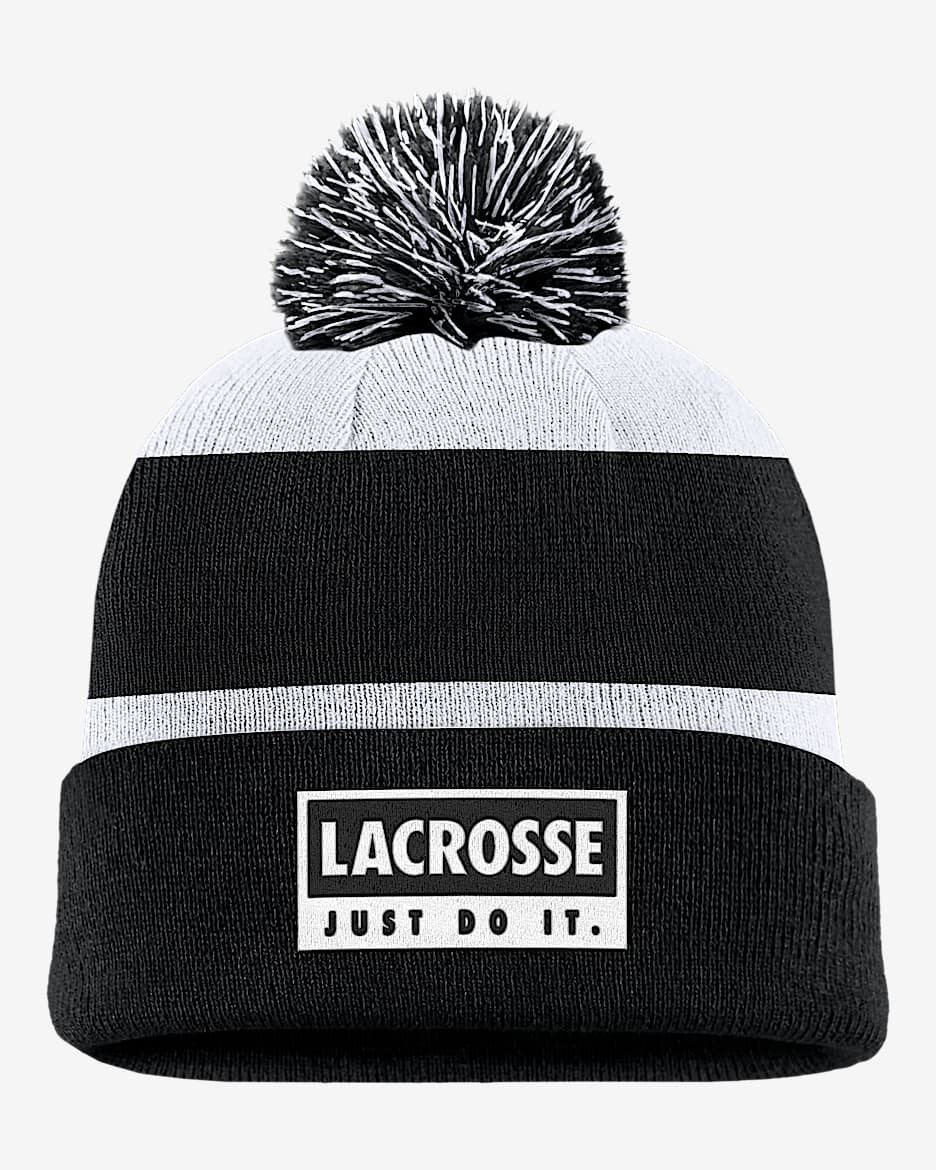 Nike Swoosh Peak Lacrosse Beanie - Black