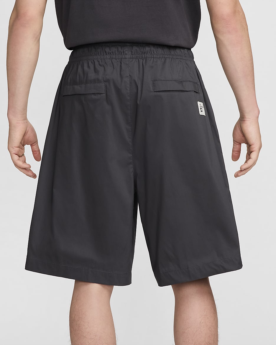 Nike Sportswear Men's Woven Oversized Shorts - Dark Smoke Grey/Dark Smoke Grey