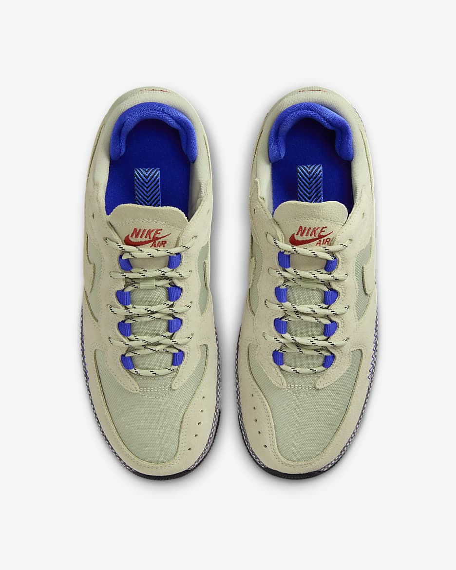 Nike Air Force 1 Wild Women's Shoes - Olive Aura/Aquarius Blue/Ashen Slate/Racer Blue