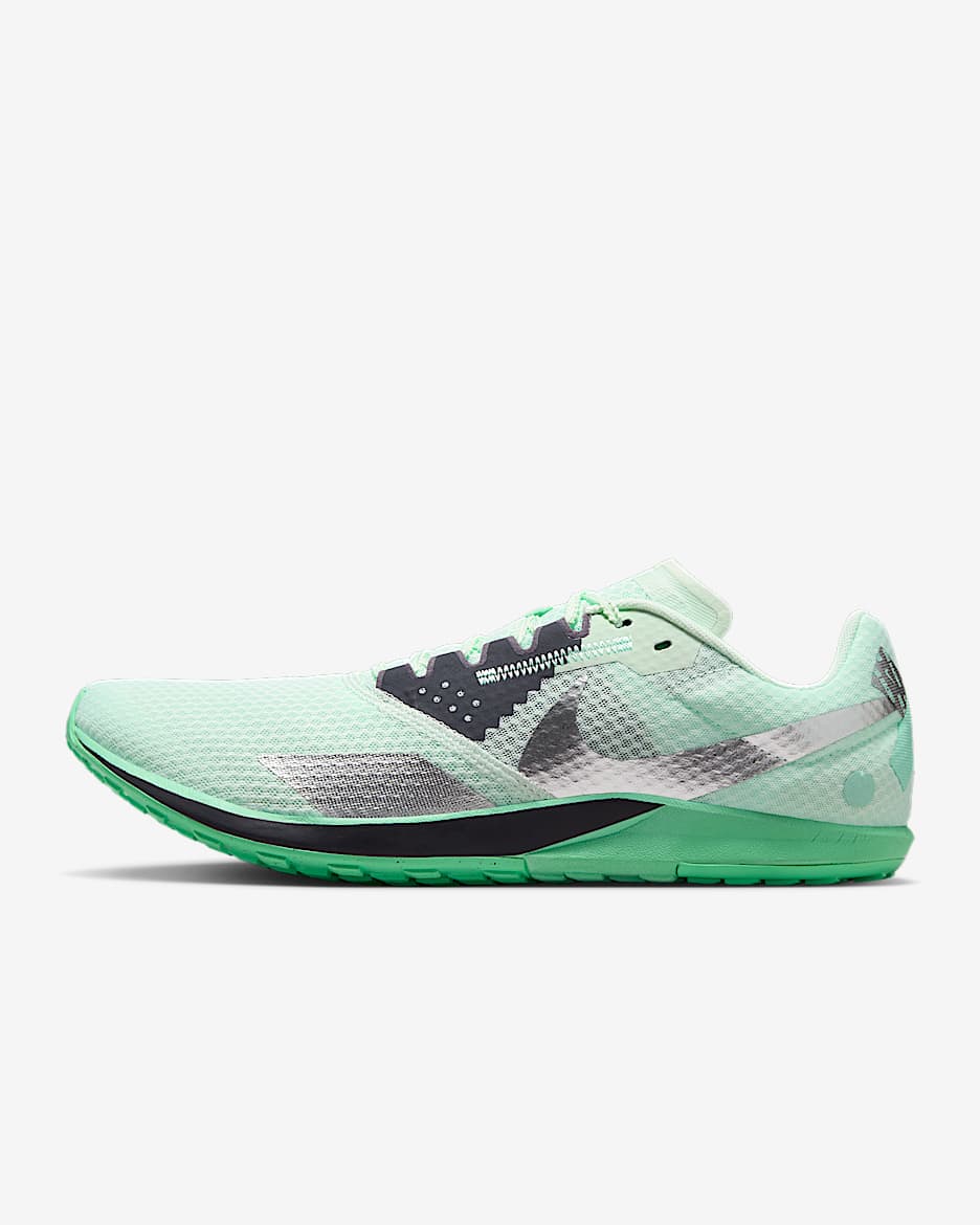 Nike Rival Waffle 6 Road and Cross-Country Racing Shoes - Barely Green/Green Glow/Mint Foam/Metallic Silver