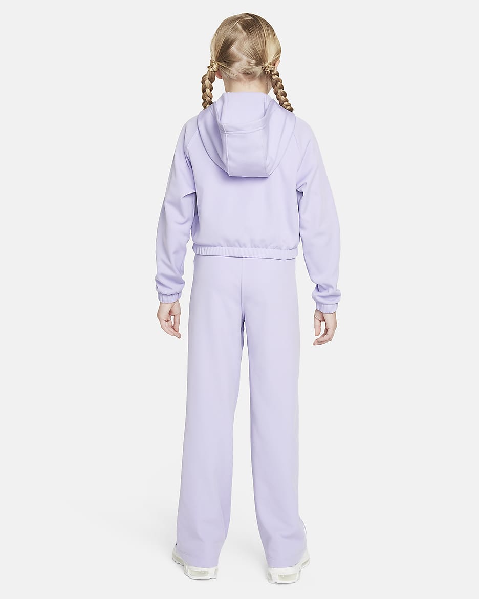 Nike Sportswear Big Kids' (Girls') Tracksuit - Hydrangeas/Hydrangeas/White/White