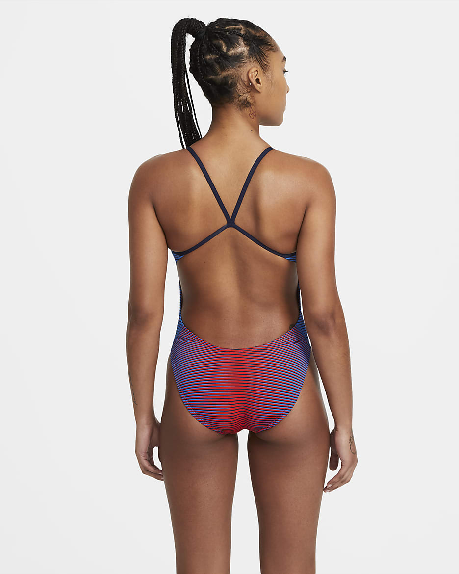 Nike HydraStrong Charge Women's 1-Piece Swimsuit - Multi-Color