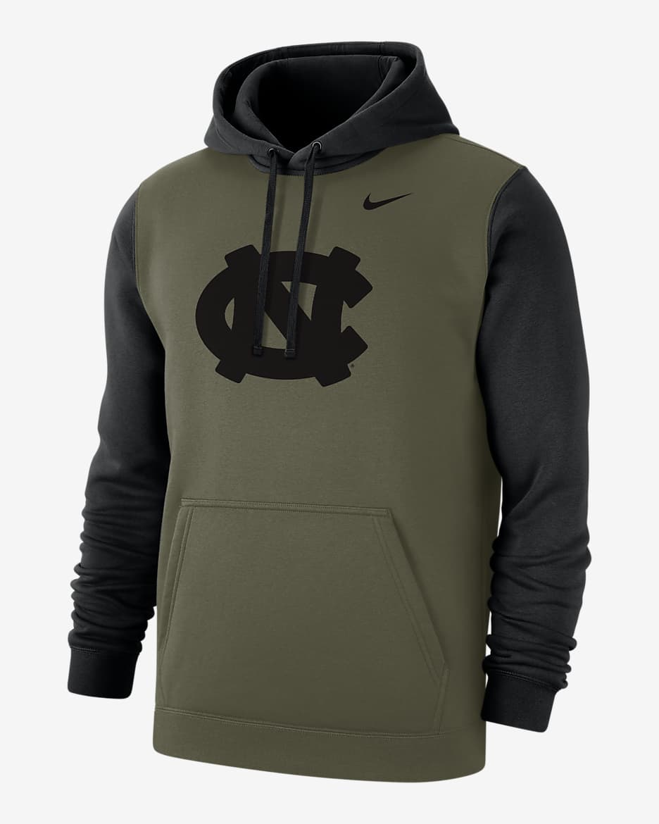 UNC Olive Pack Men's Nike College Hoodie - Olive