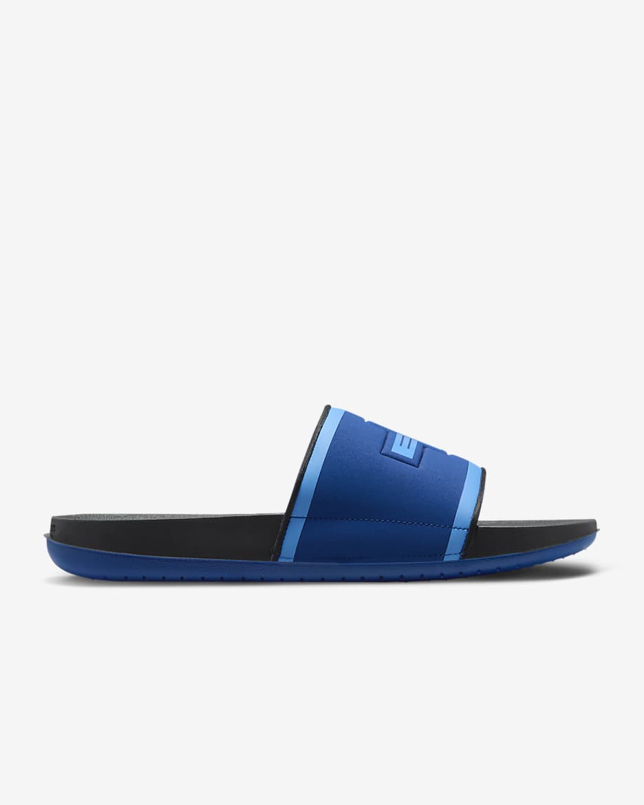 Ποδοσφαιρικές slide παντόφλες Offcourt (Αγγλία) Nike - Gym Blue/Dark Smoke Grey/Coast/Λευκό