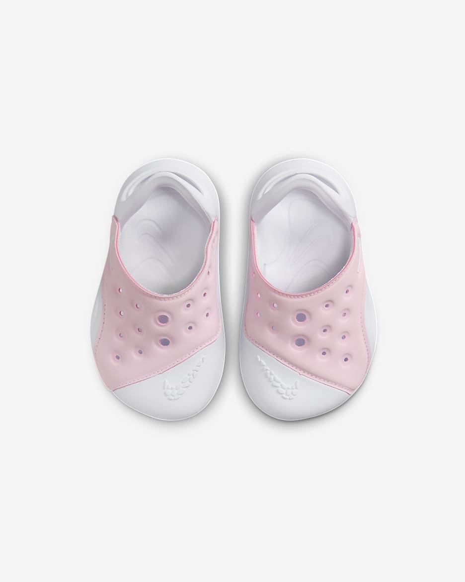 Nike Aqua Swoosh 嬰幼兒涼鞋 - Pink Foam/白色