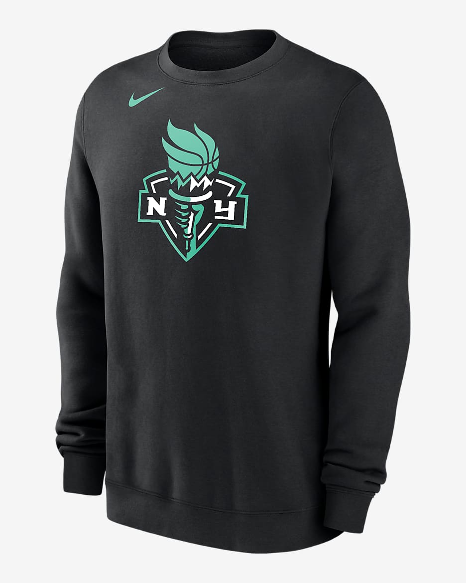 New York Liberty Club Fleece Men's Nike WNBA Sweatshirt - Black