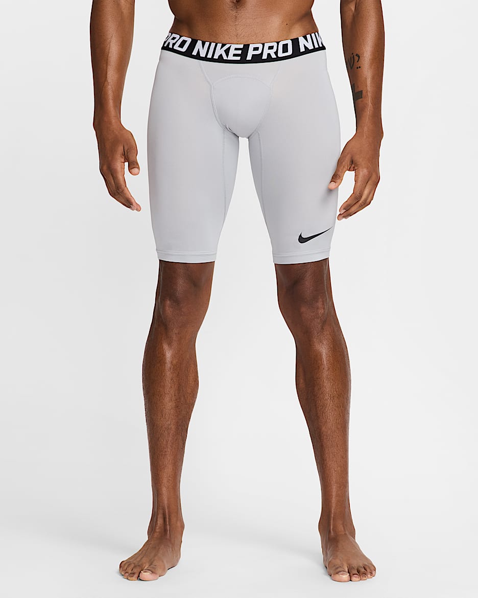 Shorts de béisbol de 25 cm con deslizador para hombre Nike Pro - Gris lobo