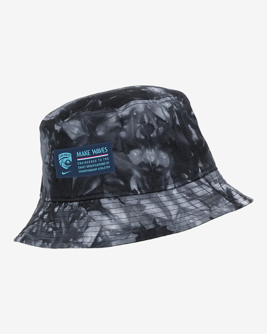 San Diego Wave FC Nike NWSL Tie-Dye Bucket Hat - Navy