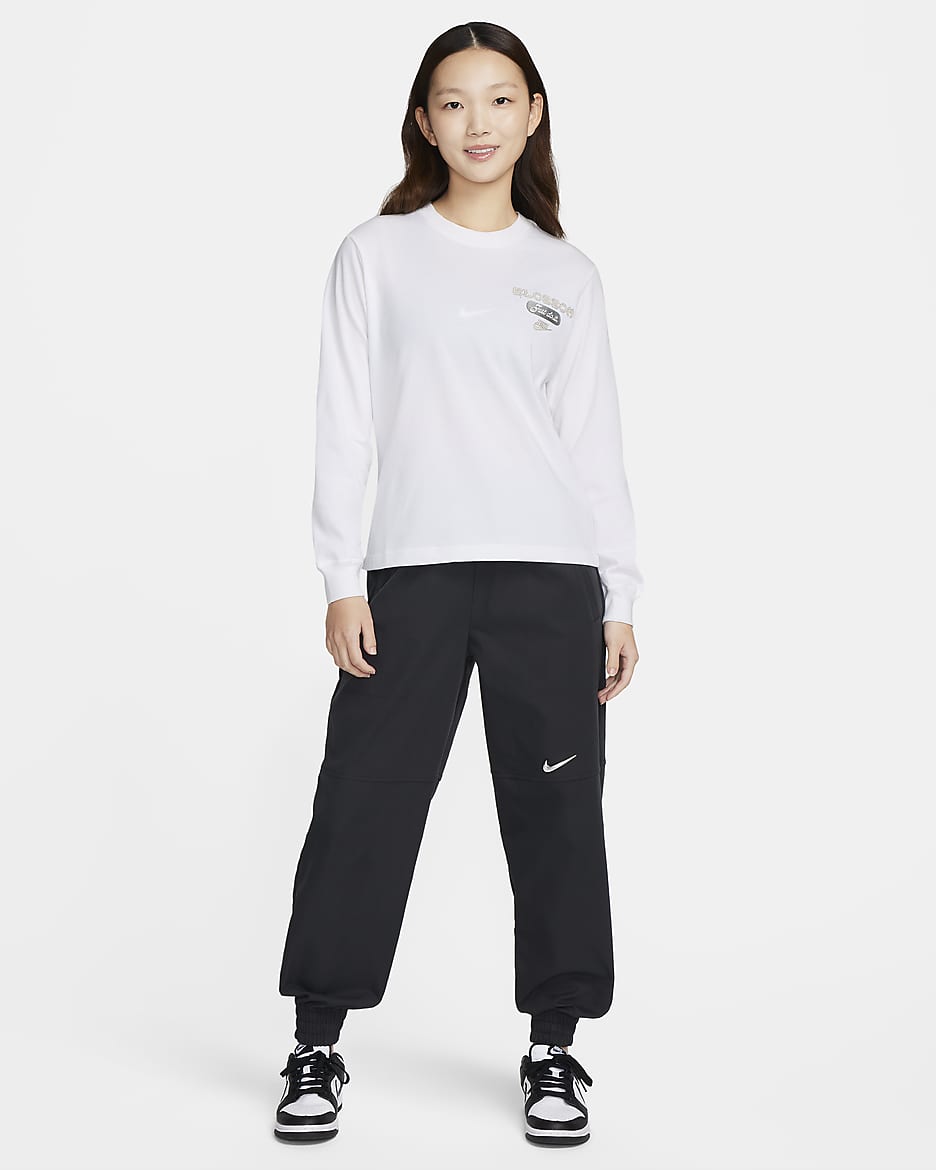 Nike Sportswear Women's Long-Sleeve T-Shirt - White