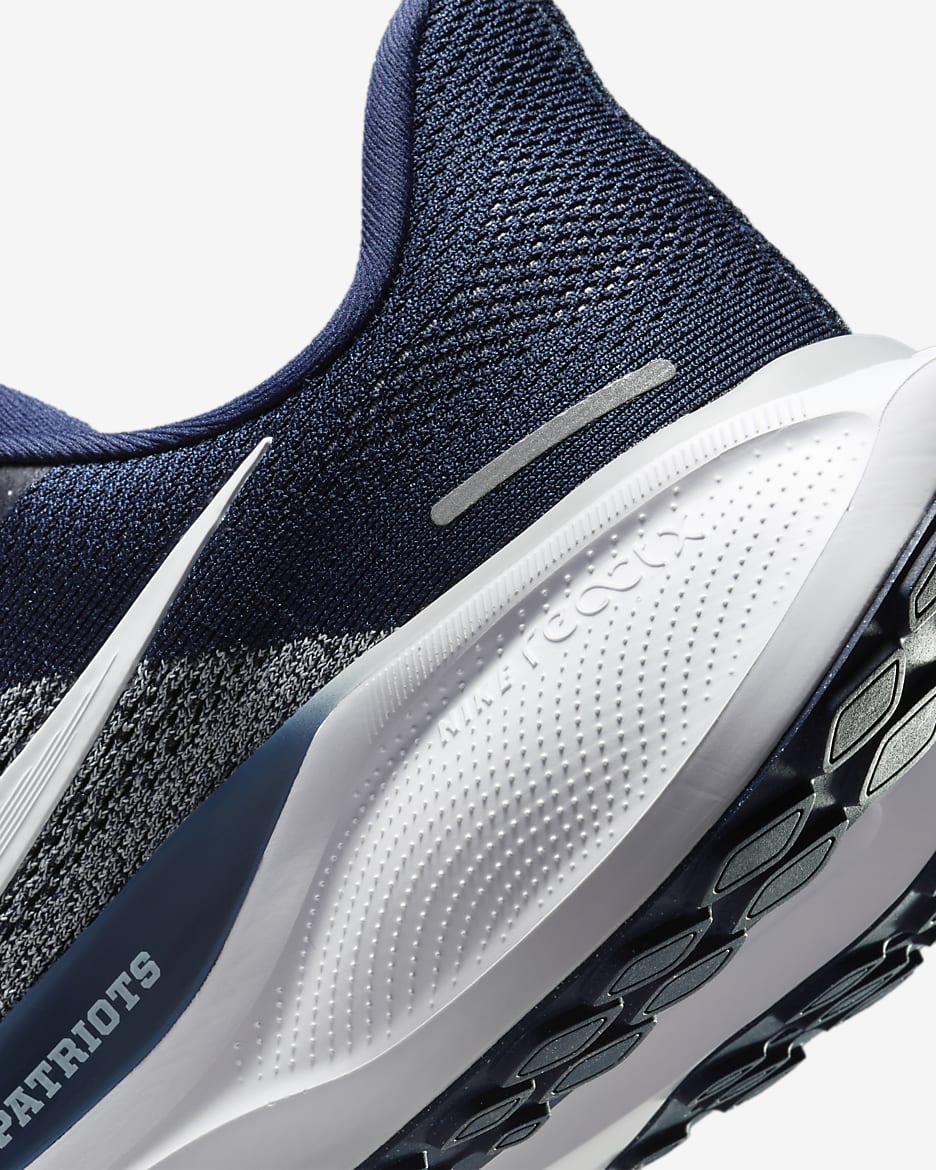 Nike Pegasus 41 NFL New England Patriots Men's Road Running Shoes - College Navy/White/Wolf Grey/White