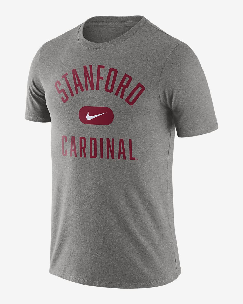 Nike College (Stanford) Men's T-Shirt - Dark Grey Heather