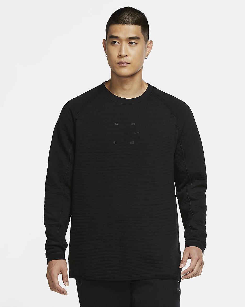 Sudadera de cuello redondo para hombre Nike Sportswear Tech Pack - Negro/Antracita/Negro