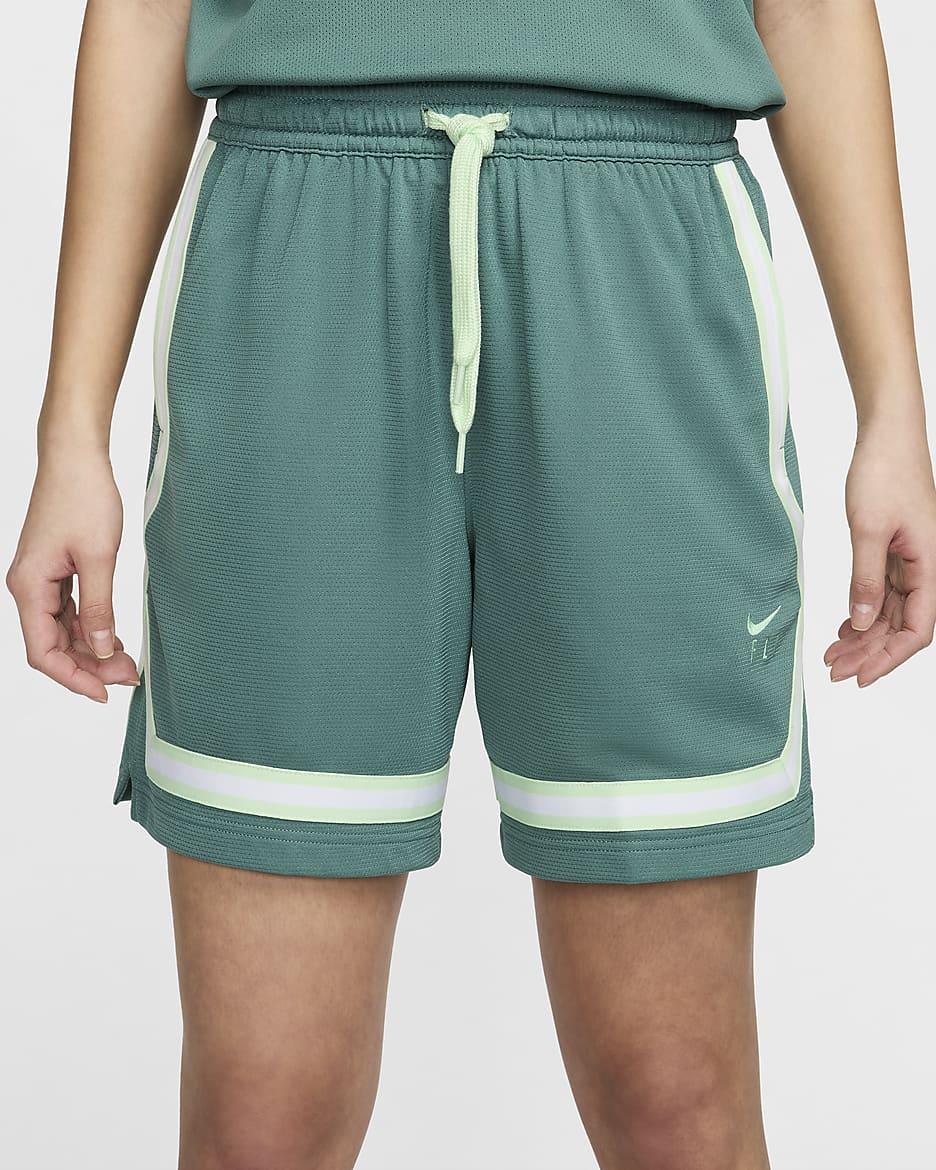 Nike Fly Crossover Pantalons curts de bàsquet - Dona - Bicoastal/Vapor Green