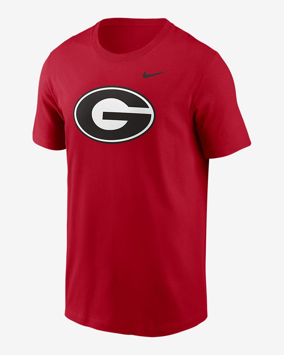 Georgia Bulldogs Primetime Evergreen Logo Men's Nike College T-Shirt - Red