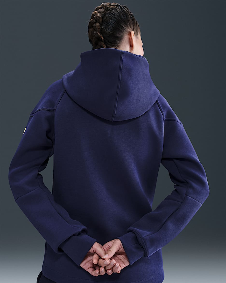 F.C. Barcelona Tech Windrunner Women's Nike Football Fleece Full-Zip Hoodie