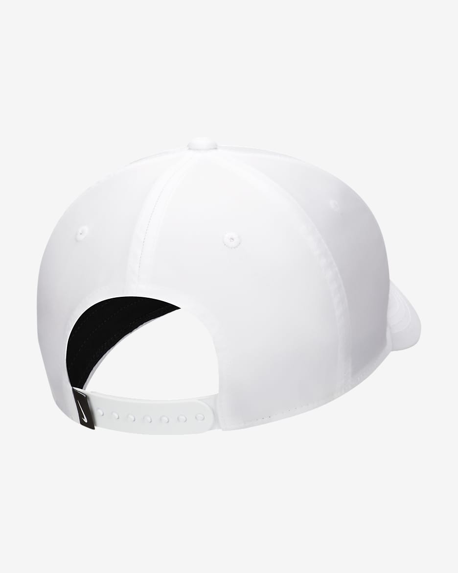 Nike Dri-FIT Rise Structured Snapback Cap - White/Anthracite/Black