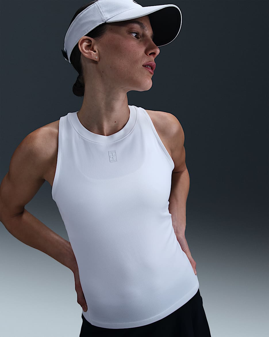 NikeCourt Advantage Women's Tank Top - White/White