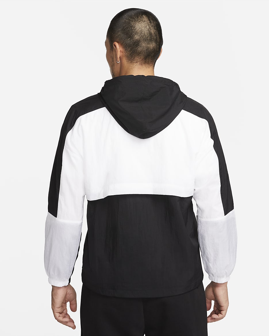 nike sportswear hooded woven jacket