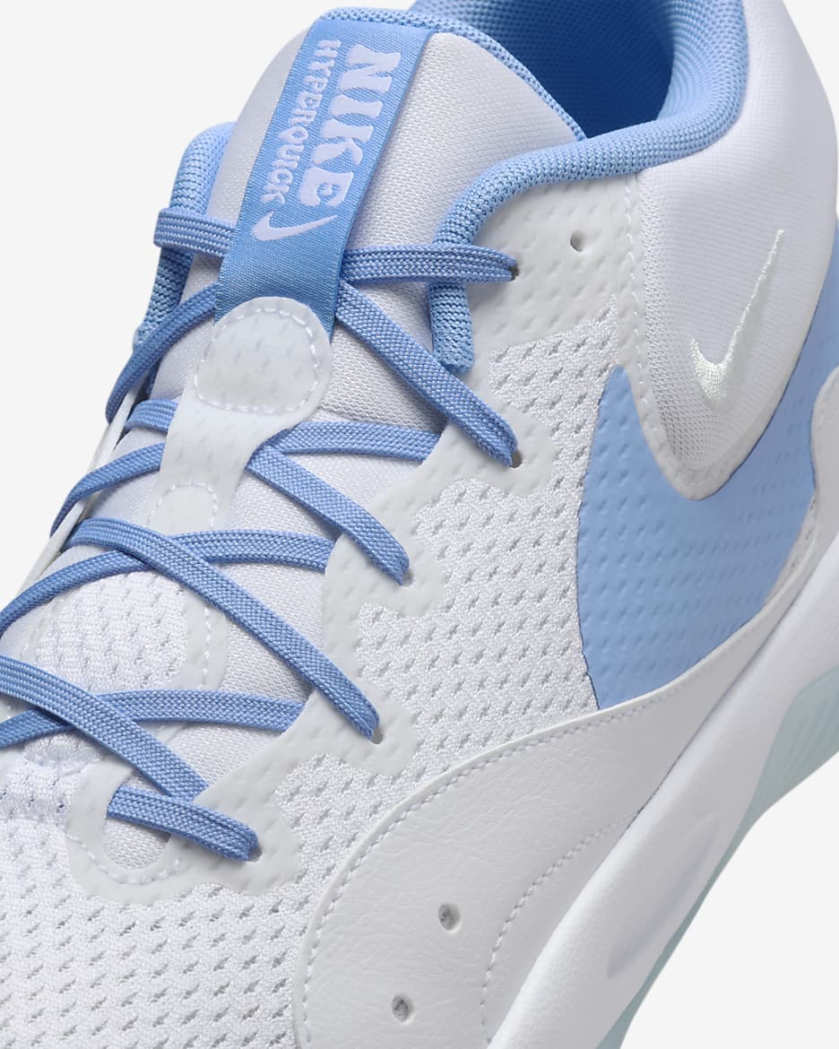 Nike Hyperquick Volleyball Shoes - White/Pure Platinum/Valor Blue