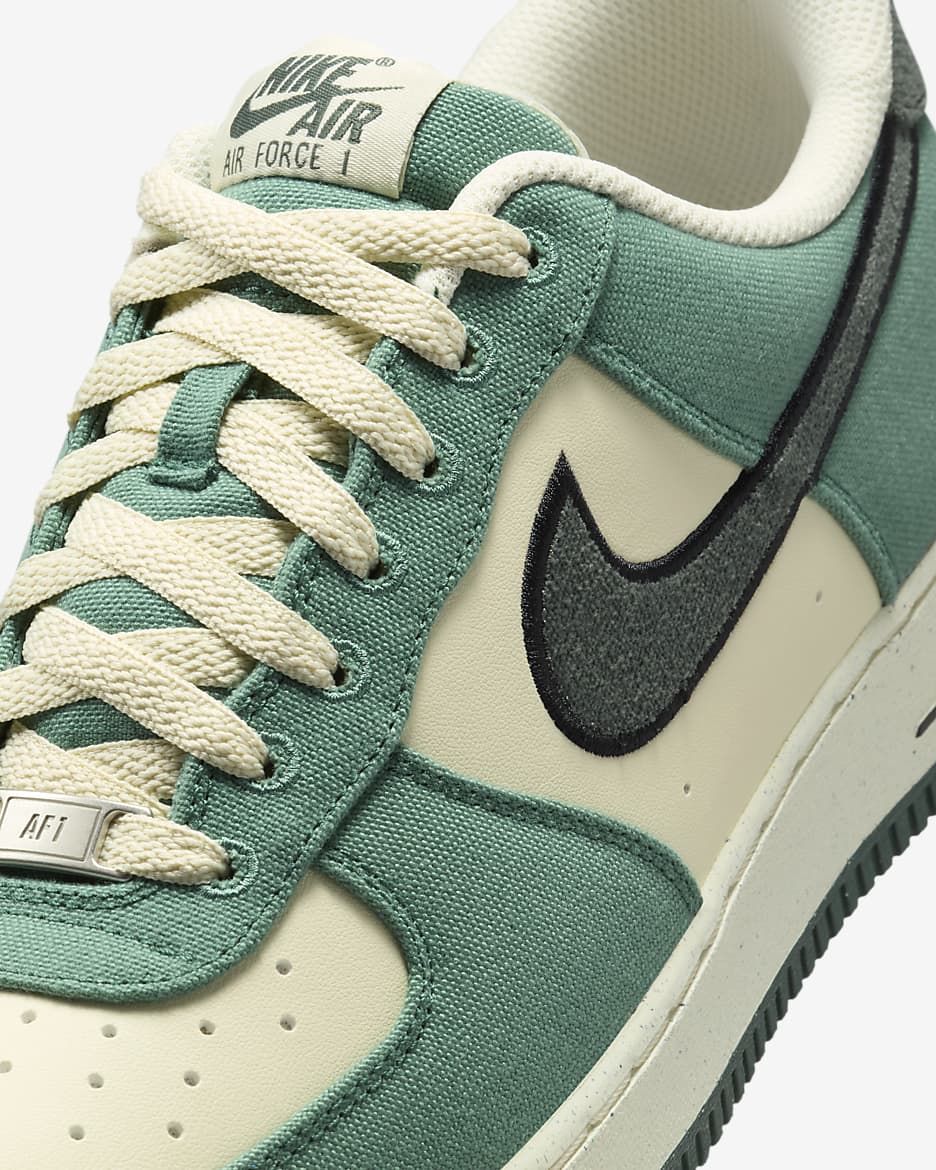 Nike Air Force 1 '07 LV8 男鞋 - Coconut Milk/Bicoastal/黑色/Vintage Green