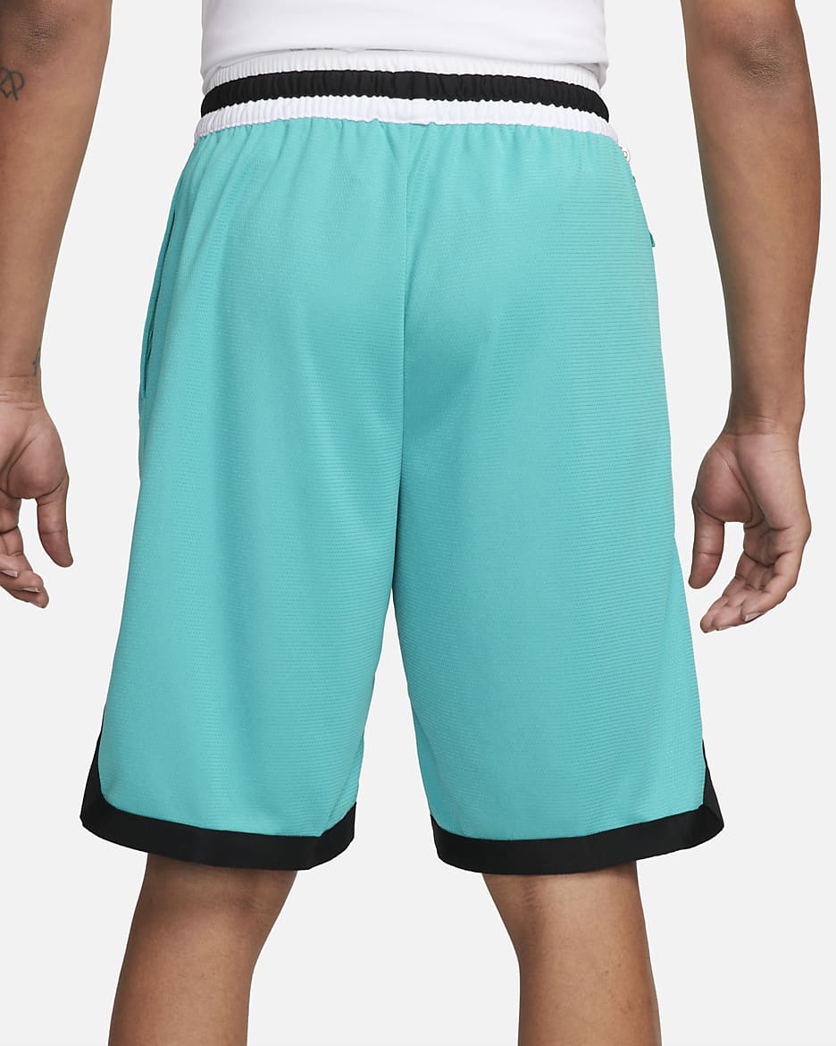 Shorts de básquetbol de 25 cm para hombre Nike Dri-FIT DNA - Nébula azul verdoso/Negro