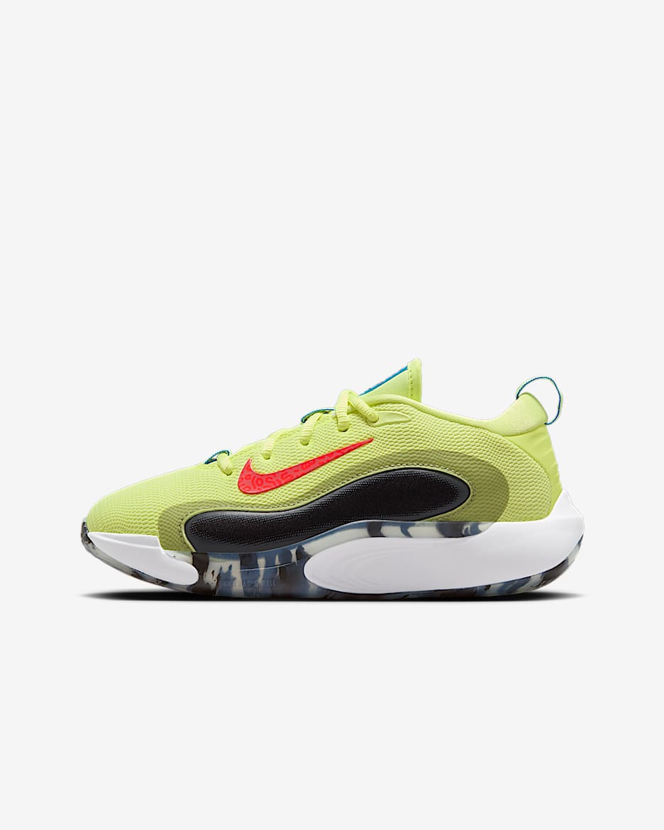 Nike IsoFly SE Big Kids' Basketball Shoes - Light Lemon Twist/Anthracite/Black/Magic Ember