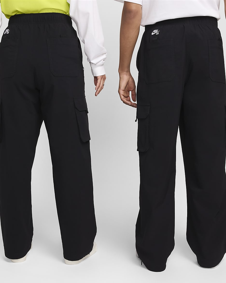 Nike SB Kearny Cargo Skate Trousers - Black/White