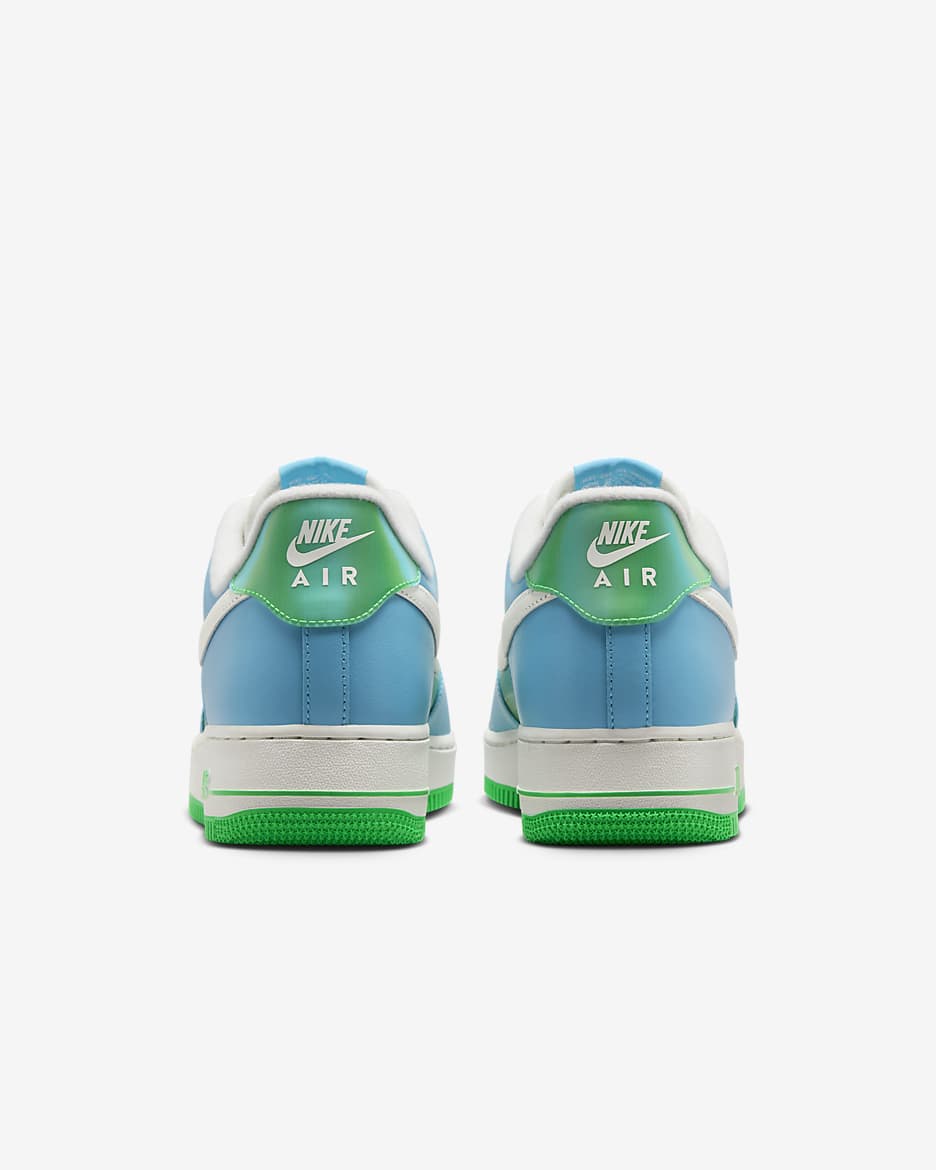 Nike Air Force 1 '07 Men's Shoes - Aquarius Blue/Green Shock/Vapor Green/Sail