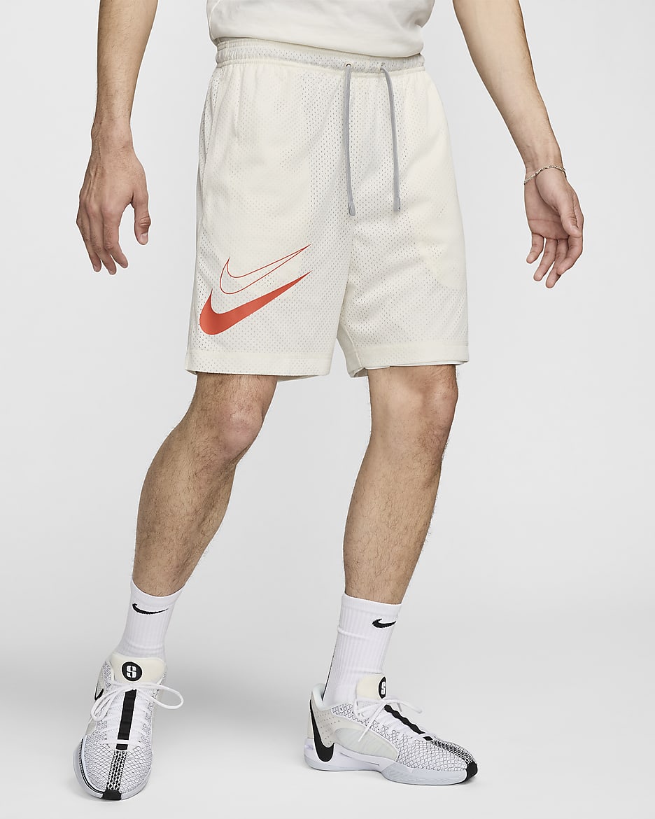KD Men's Dri-FIT Standard Issue Reversible Basketball Shorts - Sail/Wolf Grey/Cosmic Clay