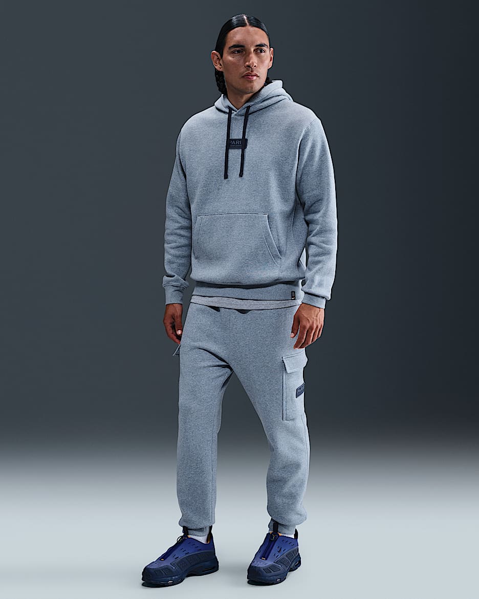 Paris Saint-Germain Club Men's Nike Football Cargo Pants - Ashen Slate/Heather/Midnight Navy