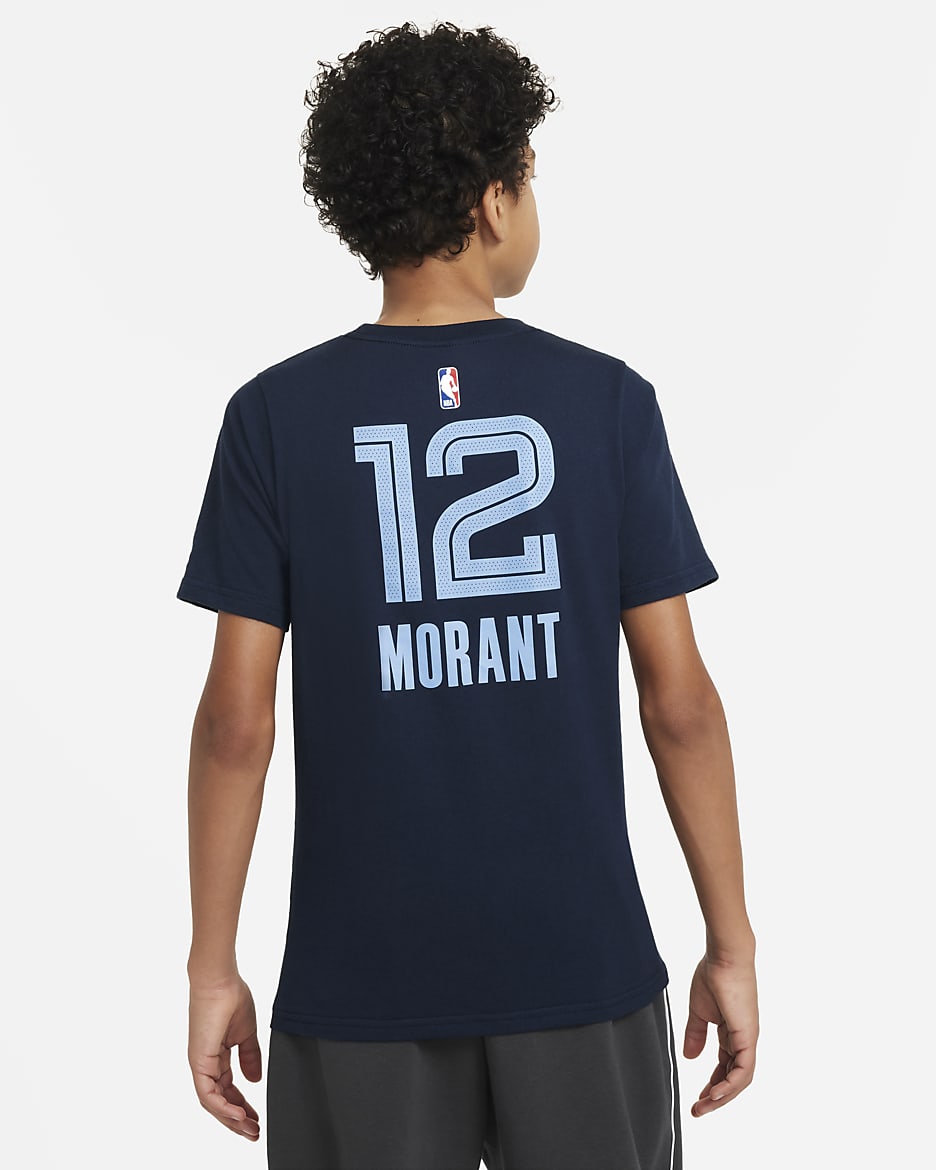 Ja Morant Memphis Grizzlies Older Kids' Nike NBA T-Shirt - College Navy