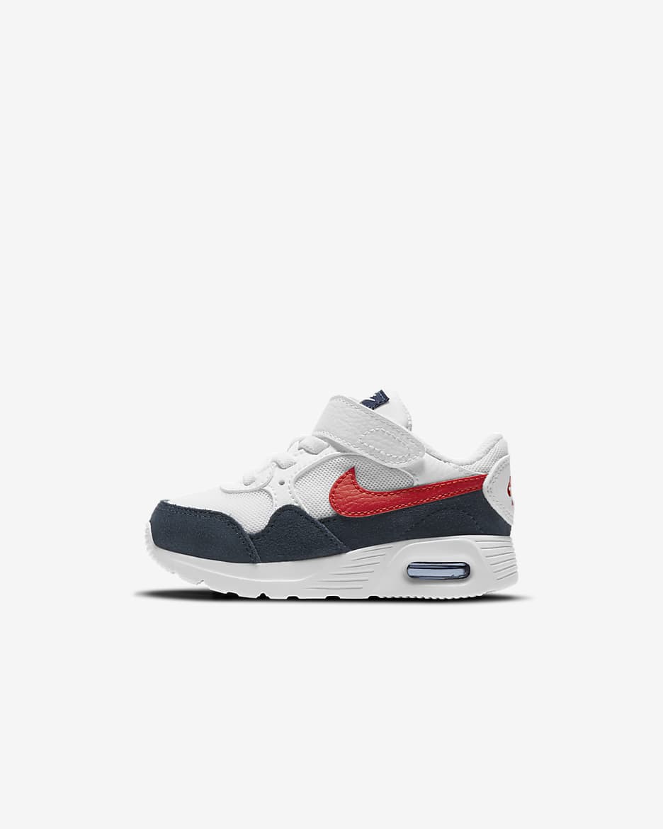 Nike Air Max SC Zapatillas - Bebé e infantil - Blanco/Obsidian/University Red
