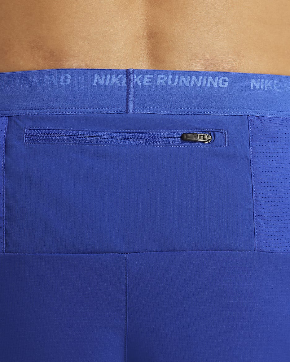 Nike Dri-FIT Stride 男款 5" 隱藏式內裡跑步短褲 - Game Royal/黑色