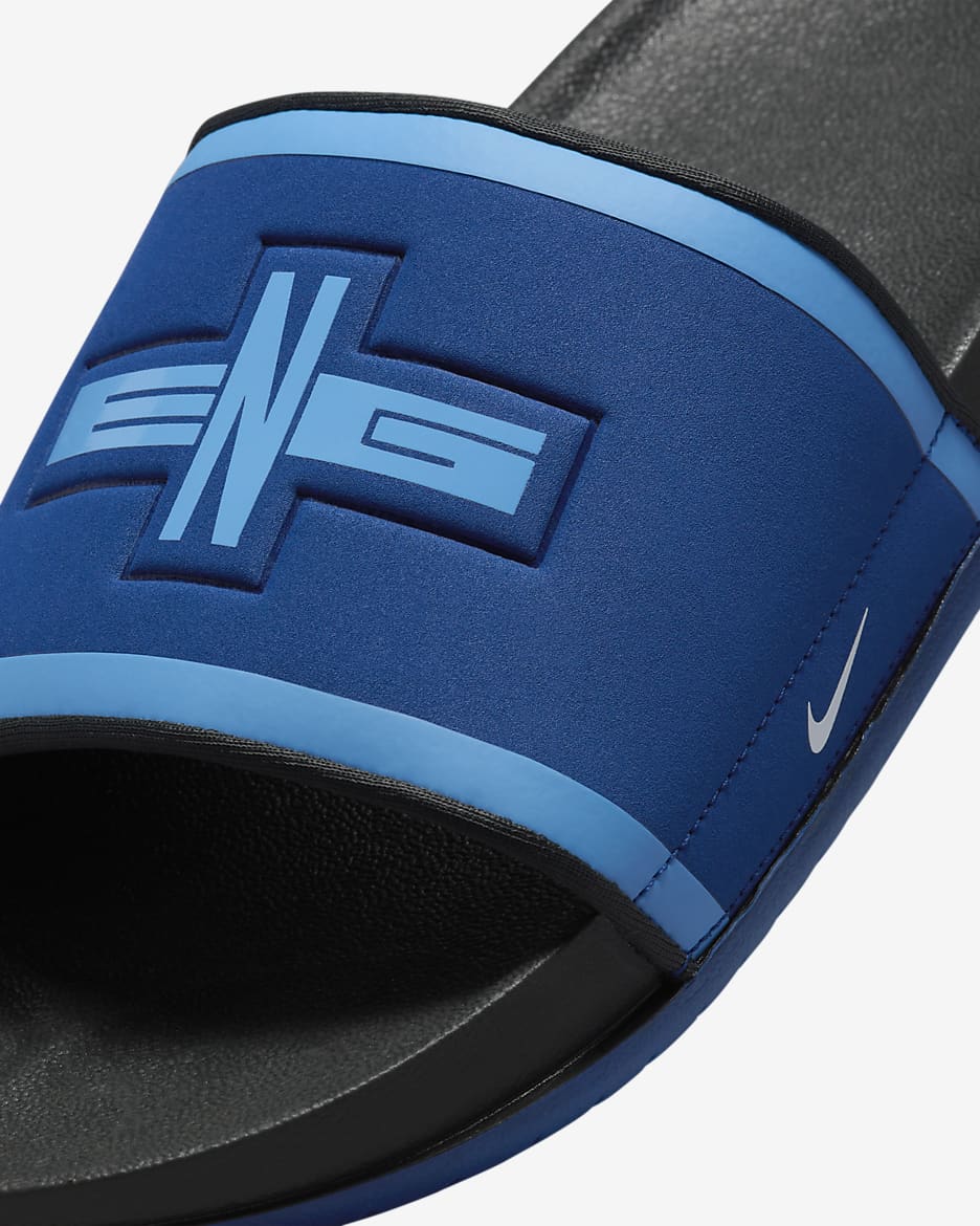 Offcourt (England) Nike Football Slides - Gym Blue/Dark Smoke Grey/Coast/White