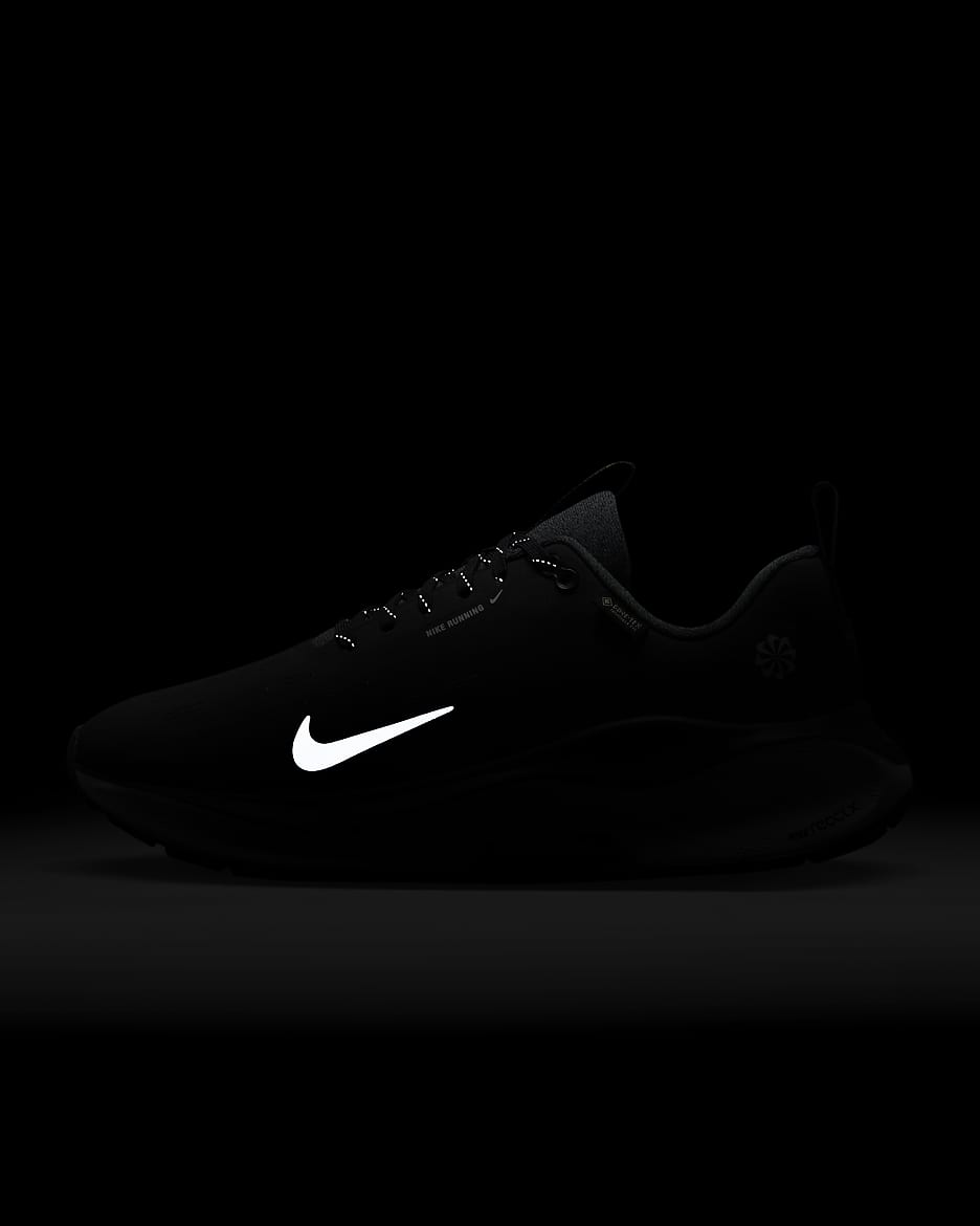 Męskie wodoszczelne buty do biegania po asfalcie Nike InfinityRN 4 GORE-TEX - Czerń/Anthracite/Volt/Biel